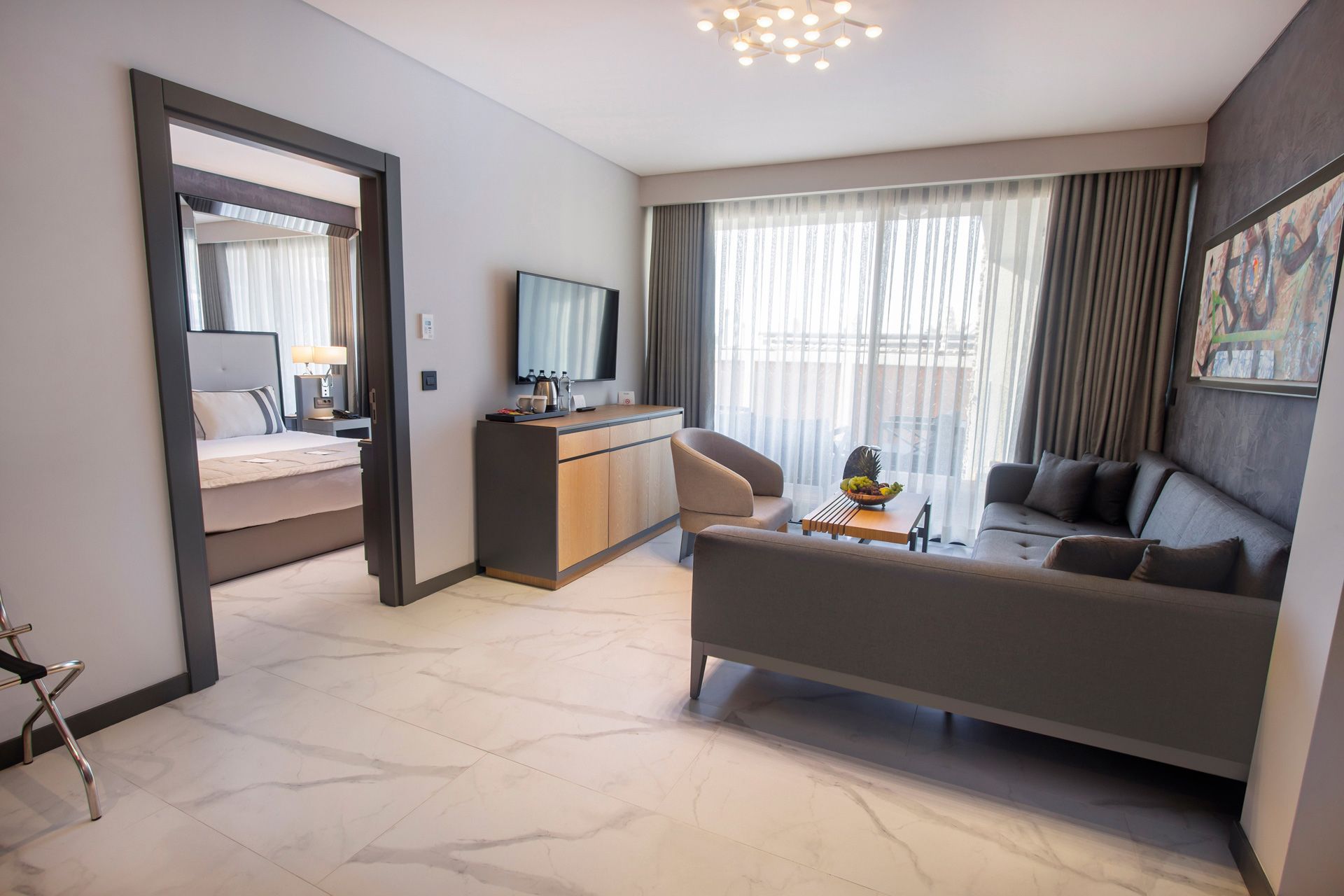 Deluxe Oda, 2 Adet Tek Kişilik Yataklı, Gölet ve Orman Manzaralı